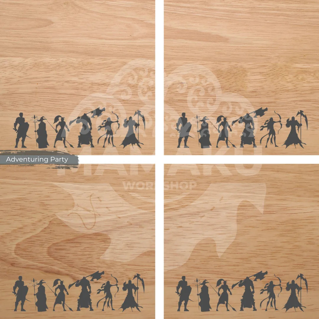 Native Timber Token Coasters