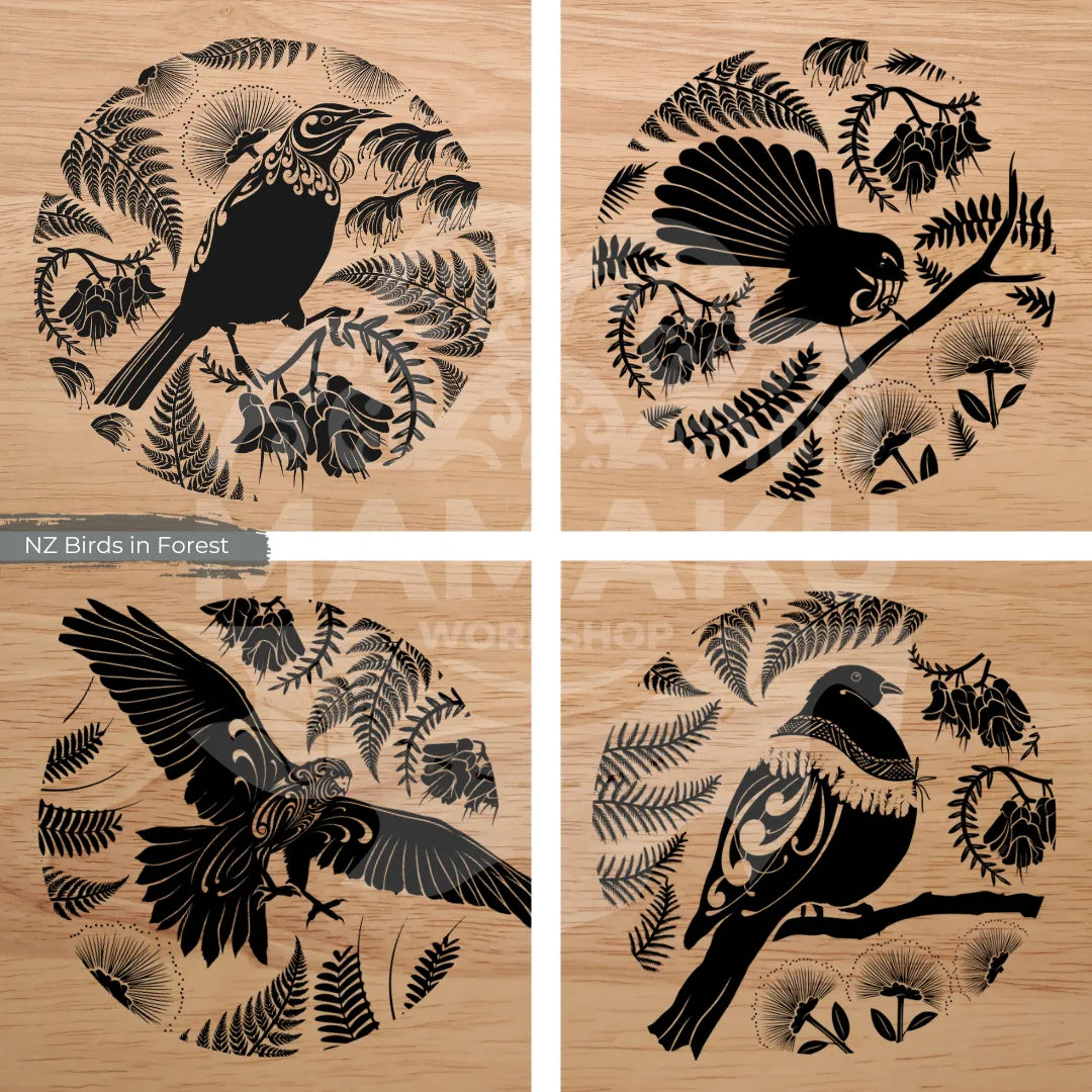 Native Timber Token Coasters