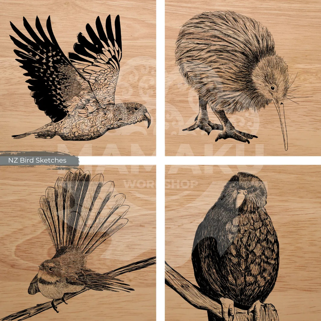 Native Timber Token Coasters