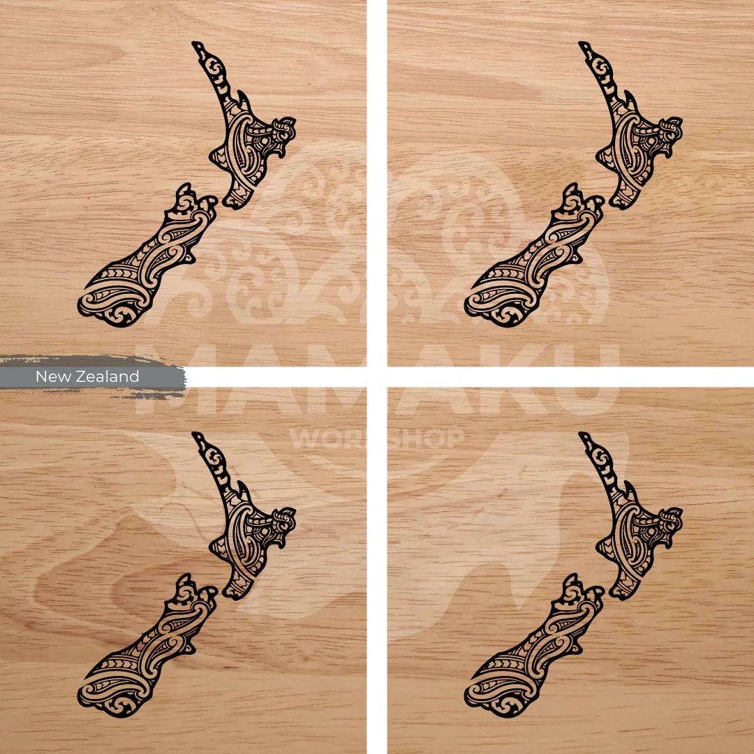 Native Timber Token Coasters